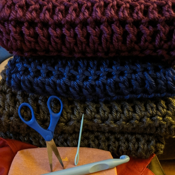 CHUNKY SCARF (made to order) - Picture 3 of 16